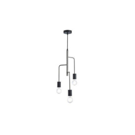 Sopely Industrial Style 3 Light Ceiling Pendant - Pewter - thumbnail 1