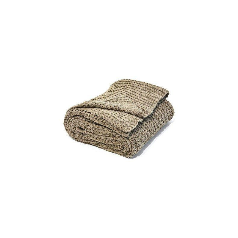 Alen Coarse Knitted Throw Blanket Cotton 150 x 200cm - image 1