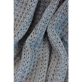 Alen Coarse Knitted Throw Blanket Cotton 150 x 200cm - thumbnail 2