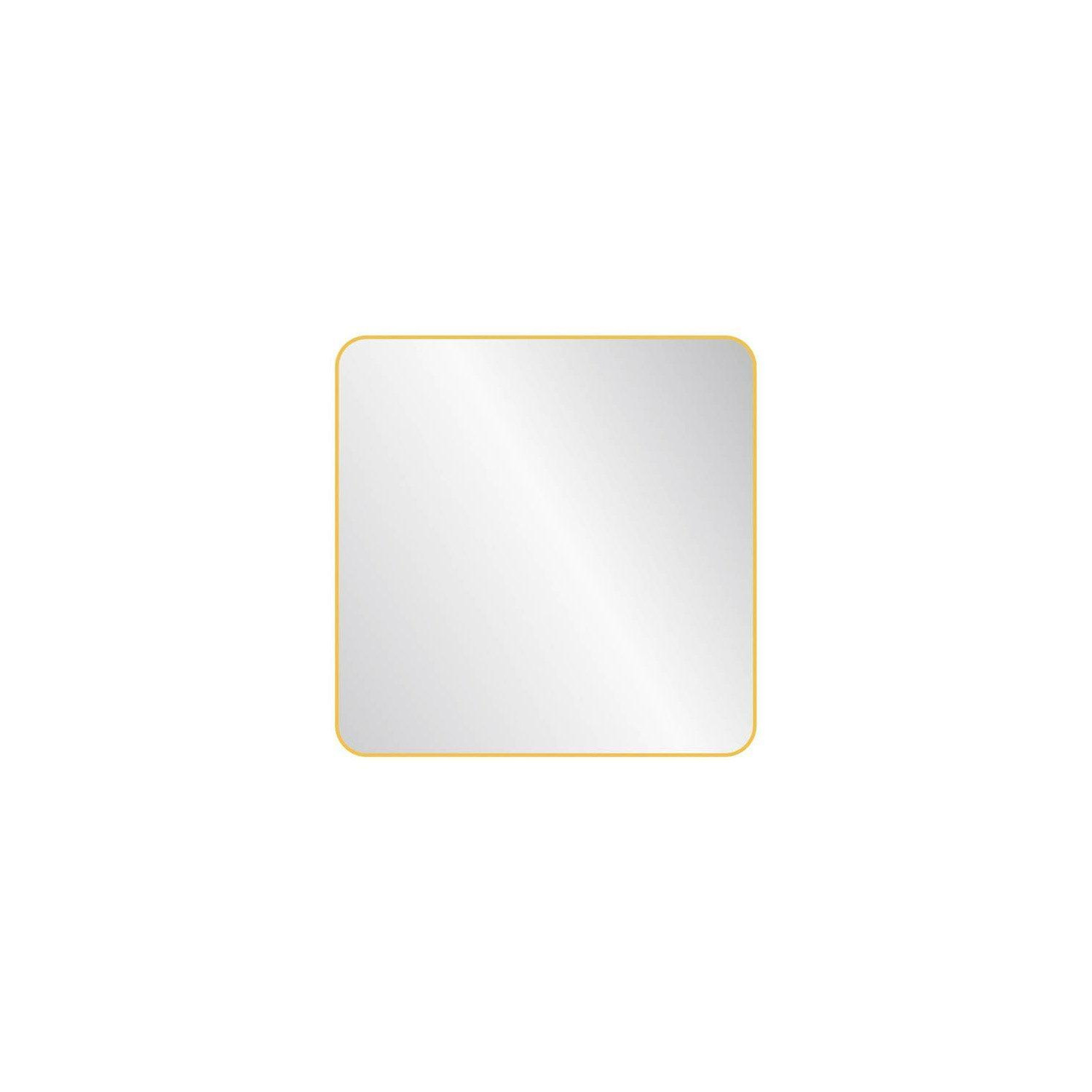 Archer Metal Square Wall Mirror Large 80Cm - image 1
