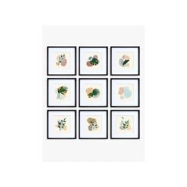 9 Piece Picture Frame Set for Gallery Wall - Black