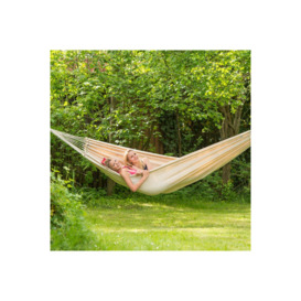 Amazonas Barbados Cotton Double 2 Seat/Person Sized Classic Garden Hammock With Bag -  Natura - thumbnail 3