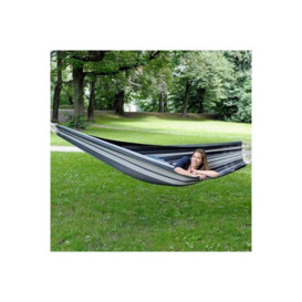 Paradiso Family Sized Handcrafted Garden Hammock with Bag - Silver - thumbnail 3