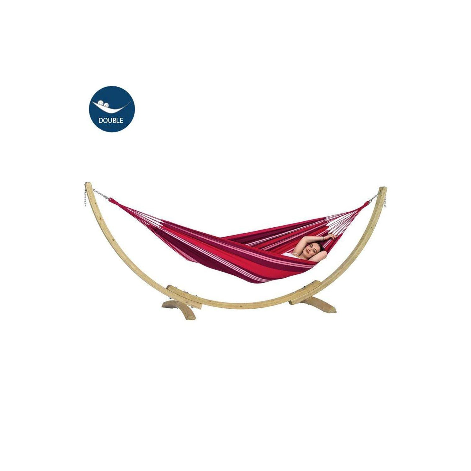 Apollo Set Double hammock and Stand - Fuego - image 1
