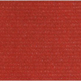 Sunshade Sail 160 g/mÂ² Red 2x5 m HDPE - thumbnail 3
