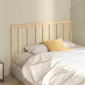 Bed Headboard 146x4x100 cm Solid Wood Pine - thumbnail 3