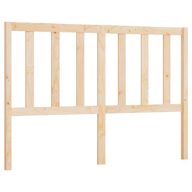 Bed Headboard 146x4x100 cm Solid Wood Pine - thumbnail 2
