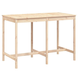 Garden Table 159.5x82.5x110 cm Solid Wood Pine - thumbnail 3