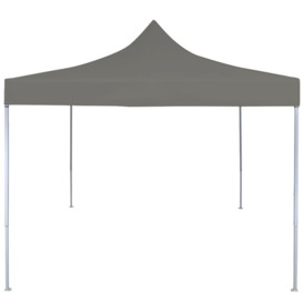 Foldable Party Tent Pop-Up 3x3 m Anthracite - thumbnail 2