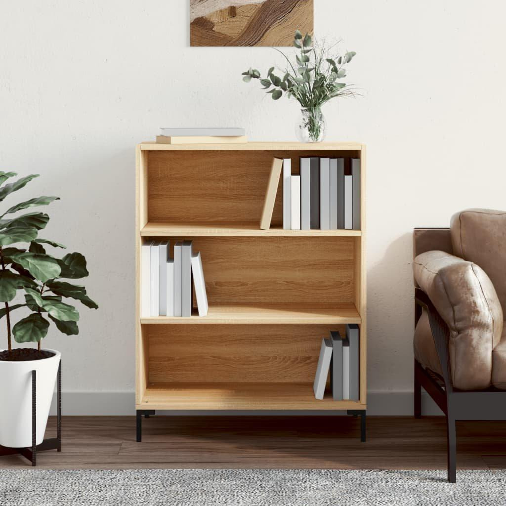 Bookcase Sonoma Oak 69.5x32.5x90 cm Engineered Wood - image 1