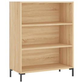 Bookcase Sonoma Oak 69.5x32.5x90 cm Engineered Wood - thumbnail 2