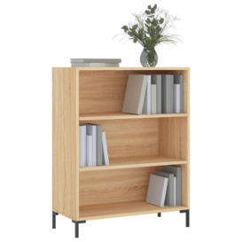 Bookcase Sonoma Oak 69.5x32.5x90 cm Engineered Wood - thumbnail 3