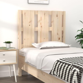 Bed Headboard 80.5x4x100 cm Solid Wood Pine - thumbnail 3