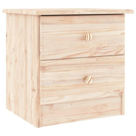 Bedside Cabinet ALTA 43x35x40.5 cm Solid Wood Pine - thumbnail 2