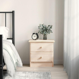 Bedside Cabinet ALTA 43x35x40.5 cm Solid Wood Pine - thumbnail 1