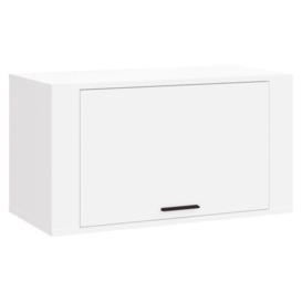Wall-mounted Shoe Cabinet White 70x35x38 cm Engineered Wood - thumbnail 2