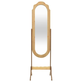 Free Standing Mirror 45.5x47.5x160 cm Engineered Wood - thumbnail 2