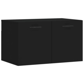 Wall Cabinet Black 60x36.5x35 cm Engineered Wood - thumbnail 2