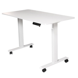 Height Adjustable White Electric Desk Stand Up Desk for Home & Office - thumbnail 2