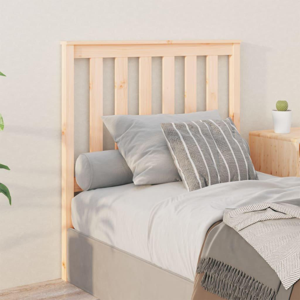 Bed Headboard 96x6x101 cm Solid Wood Pine - image 1