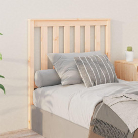 Bed Headboard 96x6x101 cm Solid Wood Pine - thumbnail 1