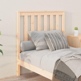Bed Headboard 96x6x101 cm Solid Wood Pine - thumbnail 3