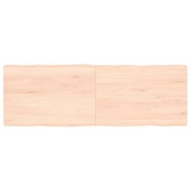 Table Top 120x40x(2-4) cm Untreated Solid Wood Live Edge - thumbnail 1