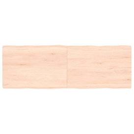 Table Top 120x40x(2-4) cm Untreated Solid Wood Live Edge