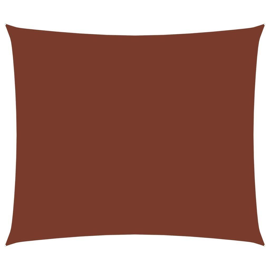 Sunshade Sail Oxford Fabric Rectangular 4x5 m Terracotta - image 1