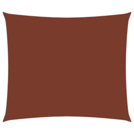 Sunshade Sail Oxford Fabric Rectangular 4x5 m Terracotta - thumbnail 1