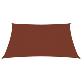 Sunshade Sail Oxford Fabric Rectangular 4x5 m Terracotta - thumbnail 2