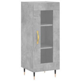 Sideboard Concrete Grey 34.5x34x90 cm Engineered Wood - thumbnail 2