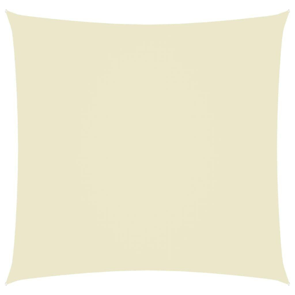 Sunshade Sail Oxford Fabric Square 7x7 m Cream - image 1