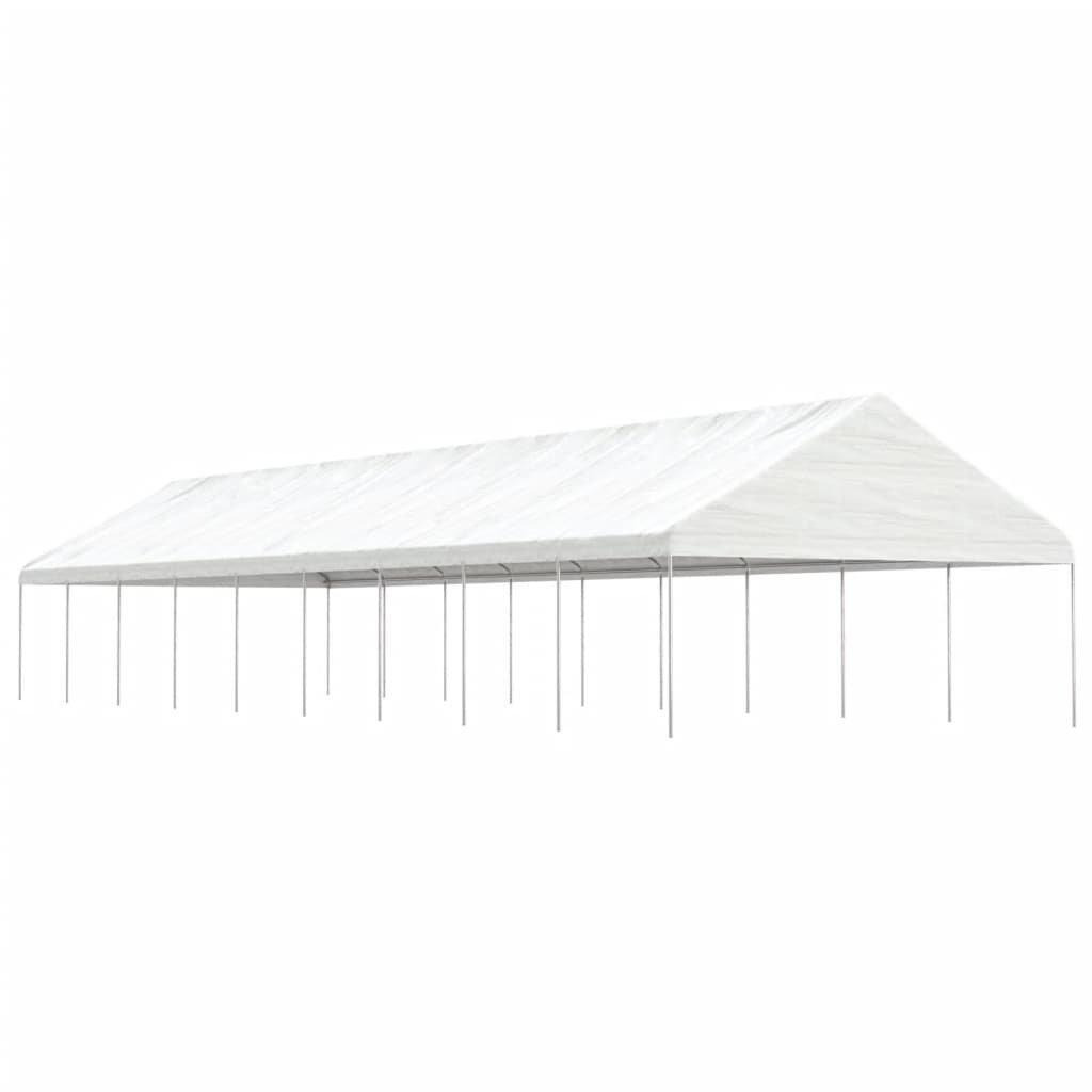 Gazebo with Roof White 20.07x5.88x3.75 m Polyethylene - image 1