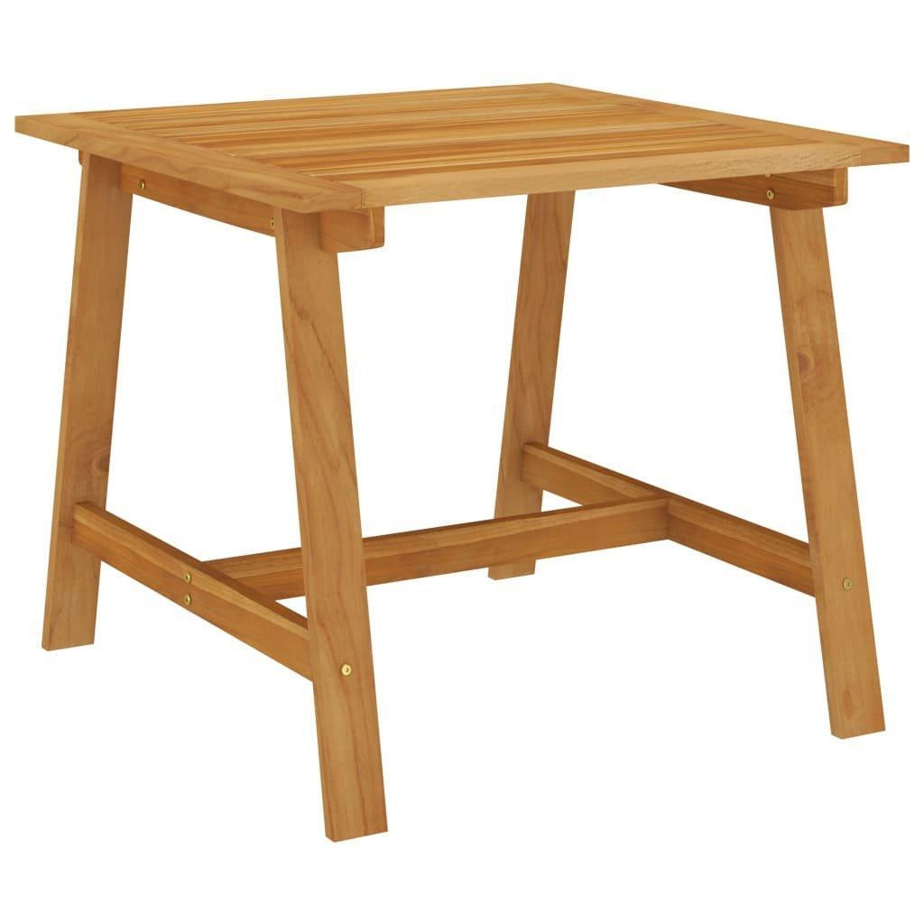 Garden Dining Table 88x88x74 cm Solid Acacia Wood - image 1