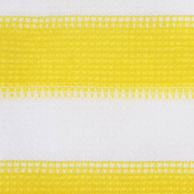 Balcony Screen Yellow and White 90x300 cm HDPE - thumbnail 3