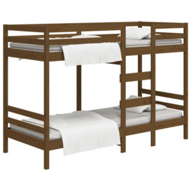 Bunk Bed Honey Brown 80x200 cm Solid Wood Pine - thumbnail 2
