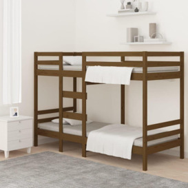 Bunk Bed Honey Brown 80x200 cm Solid Wood Pine - thumbnail 3