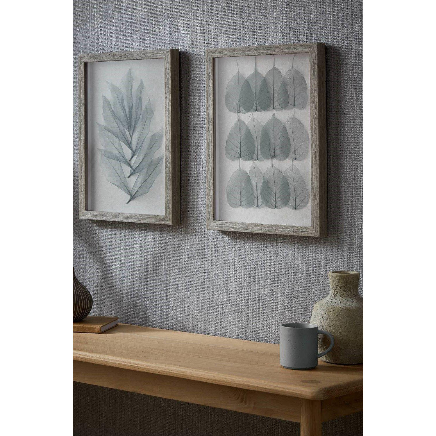Delicate Leaves Duo Set of 2 Framed Print - image 1