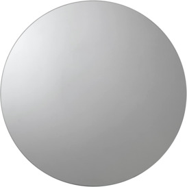 Severn Circular Mirror Door Stainless Steel Cabinet, All Fixings Included, 33 x 33cm