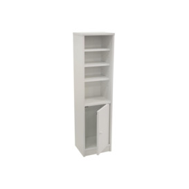'Jamerson'  Compact Storage Cupboard / Bathroom Cabinet With Shelves  White - thumbnail 3