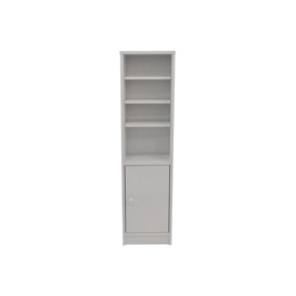 'Jamerson'  Compact Storage Cupboard / Bathroom Cabinet With Shelves  White - thumbnail 2