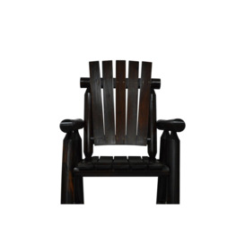 Watsons - Large Bar Chair Outdoor Wooden - Burntwood - thumbnail 3
