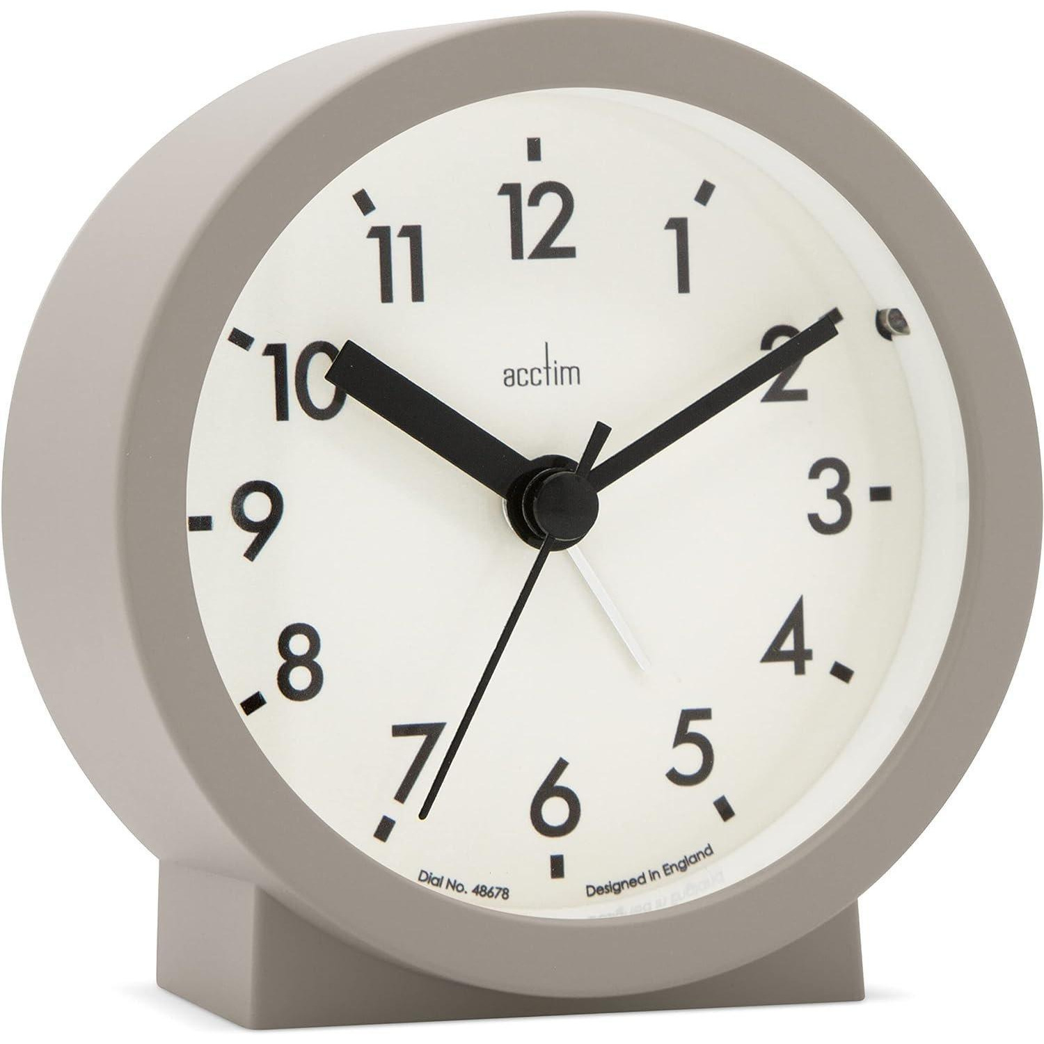 Gaby Small Analogue Contemporary Beside Alarm Clock - image 1