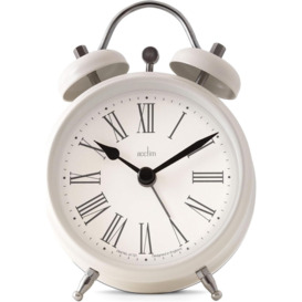 Shefford Compact Analogue Faux Bell Alarm Clock