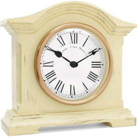 Falkenburg Mantel Clock Quartz Mechanism Distressed Finish - thumbnail 3