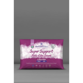 2 Pack Feels Like Down Super Support Side Sleeper Firm Pillows