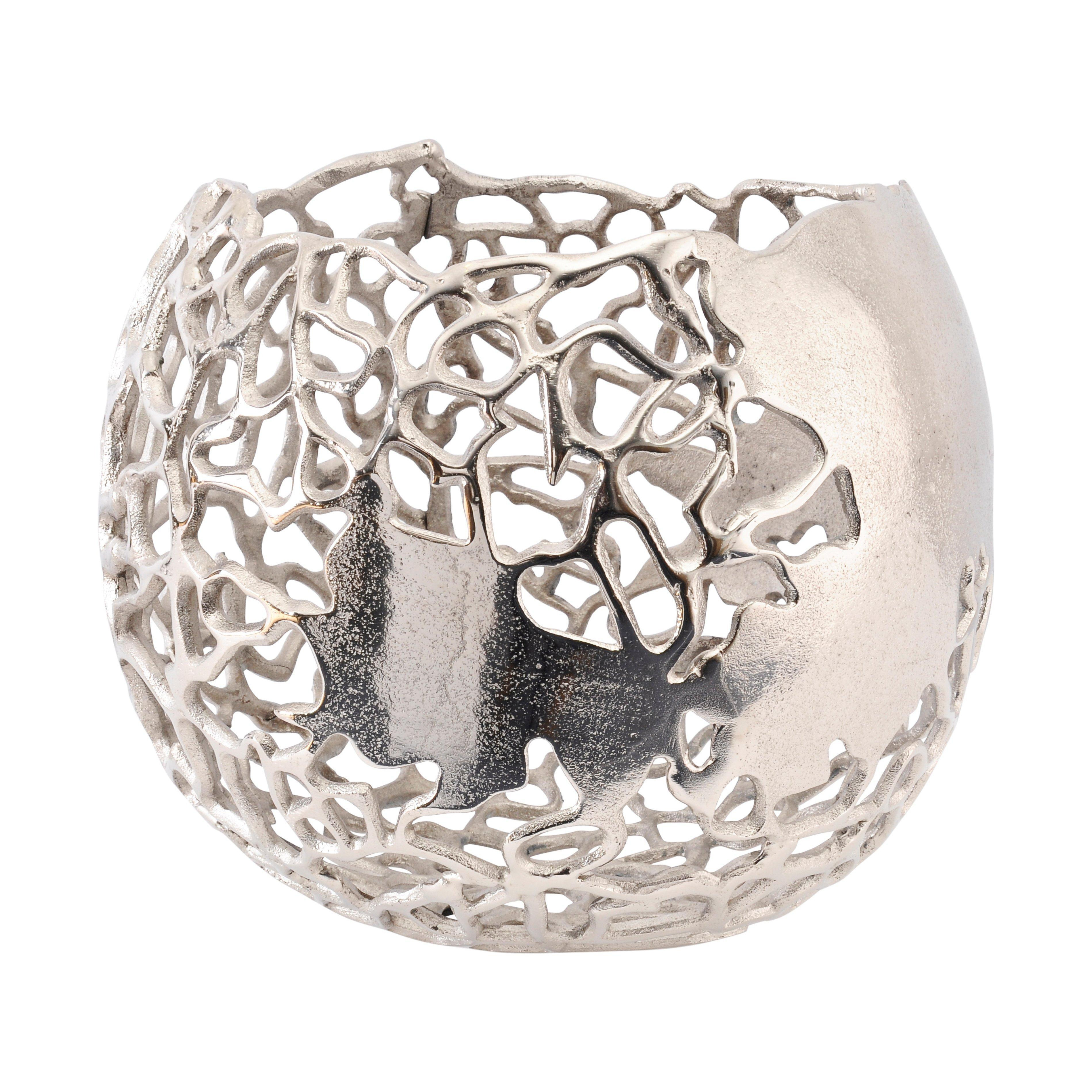 Apo Coral Spherical Aluminium Vase - image 1
