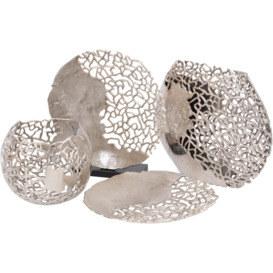 Apo Coral Spherical Aluminium Vase - thumbnail 2