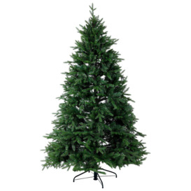 Luxury 8ft Faux Nordic Spruce Hinged Christmas Tree Artificial - thumbnail 1